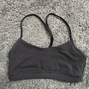 Lululemon Flow Y Bra, Black Size 6, Barely Worn